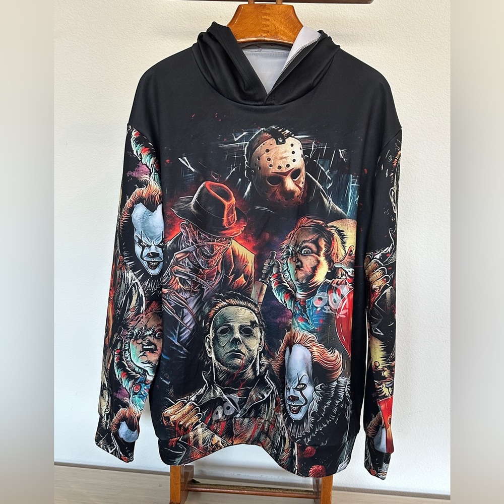 Jason Voorhees Unisex Sweatshirts Fashion Sweater for Men Women hoodies - Picture 1 of 4